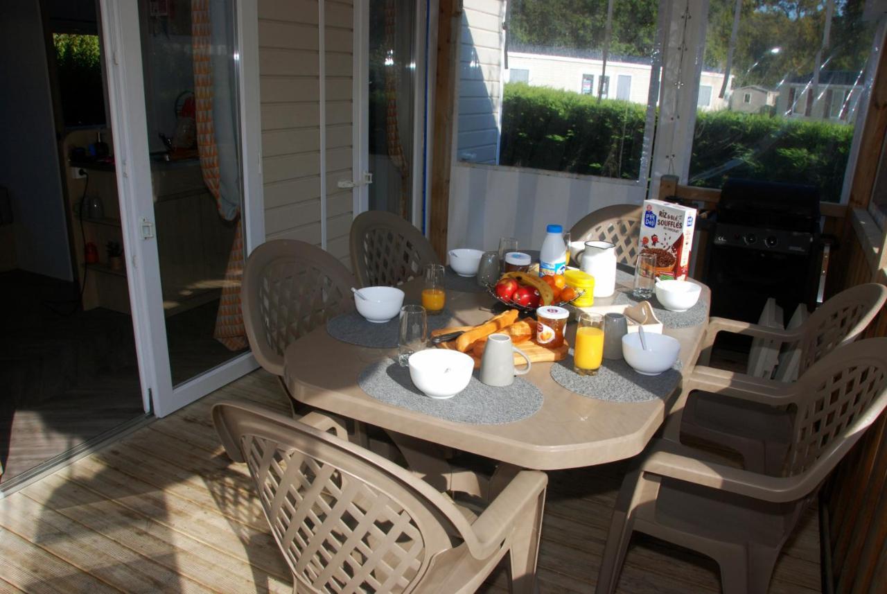 Mobilhome 2Ch Climatise-Terrasse Fermee-4 Velos-Camping 4 Etoiles Les Charmettes Les Mathes ภายนอก รูปภาพ