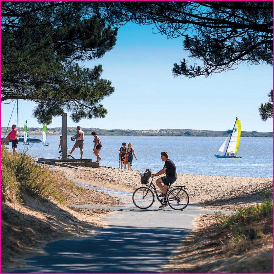 Mobilhome 2Ch Climatise-Terrasse Fermee-4 Velos-Camping 4 Etoiles Les Charmettes Les Mathes ภายนอก รูปภาพ